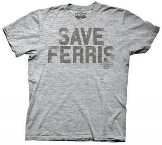 Ferris Buellers Day Off Save Ferris Adult T Shirt
