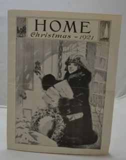 Home Christmas Advertising Brochure 1921 Kreimer & Brother Cincinnati