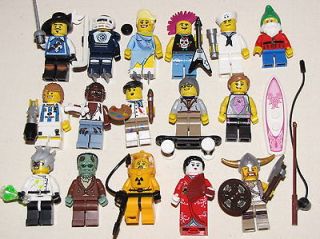   COMPLETE SET OF ALL 16 MINIFIGURES MINIFIGS FROM SERIES 4 FIGS 8804