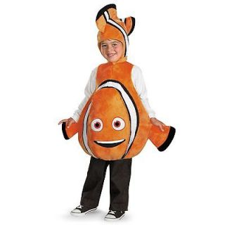   Movie Disney Pixar Finding Nemo Deluxe 3D Clown Fish Plush Costume