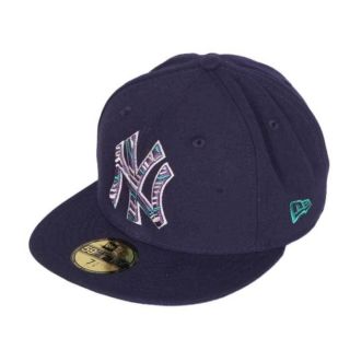 New Era 5950 NY Yankees Zag Stitch Cap (Purple & Teal) BNWT