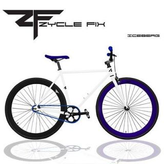 Fixed Gear Bike Fixie Bike Road Bicycle 48 52 56 cm w Deep Rims 