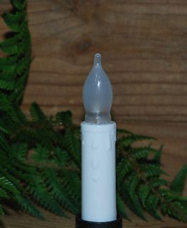   Battery Operated 4 Flameless Timer Taper Candles ~Dark Cinnamon