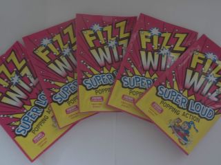   10, 12, 15, 20,30 Cherry Fizz Wizz Popping Candy   Party Bag Fill