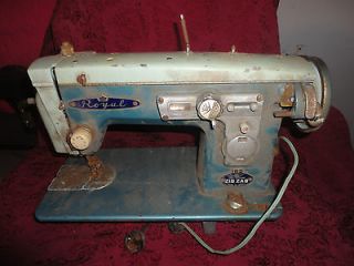 vintage zig zag Royal sewing machine 105 De lux parts