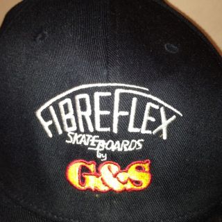 NEW Rare G&S FIBREFLEX Skateboard Hat sm/Med FlexFit Teamrider 