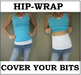 NEW Ladies Hip Wrap Extends Top, Add Colour Covers, Tummy Slimmer 