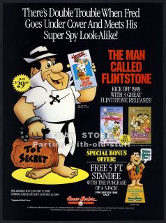 The Man Called Flintstone — Hanna Barbera — Vintage 1988 video 