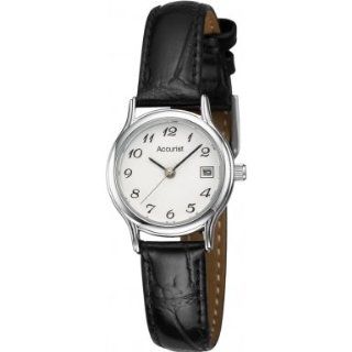   round GloBrite luminous leather strap watch Watches 