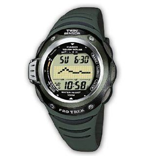 Casio Protrek Twin Sensor Green Digital Unisex Watch PRG100 3V 