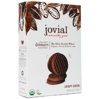 Jovial Crispy Cocoa Einkorn Organic Cookies, 8.8 Ounce (Pack of 6 
