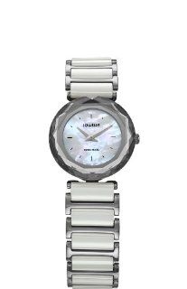   Mother of Pearl Dial White Ceramic Slim Watch Watches 