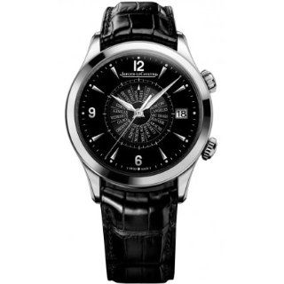 Jaeger LeCoultre Master Memovox Black Dial Automatic Mens Watch 