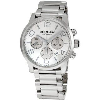 Montblanc Silver Dial Steel Mens Watch 9669 Watches 