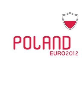 Euro 2012 Poland Soccer Logo Hoody Clothing