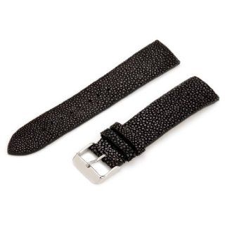  220 22 mm Black Genuine Stingray Watch Strap Watches 