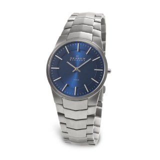 Skagen Mens 694XLTXN Titanium Bracelet Watch Watches 