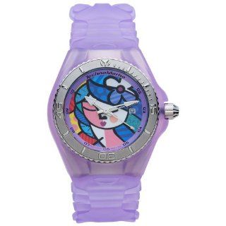   Cruise Britto 3 Hand Lilac Polyurethane Watch Watches 