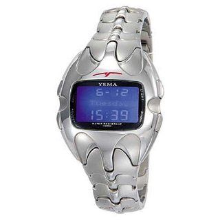   All Stainless Steel Digital Watch. Model YM747 Watches 