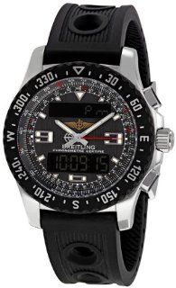 Breitling Airwolf Raven Grey Dial Chronograph Mens Watch A7836438 