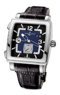 Ulysse Nardin Mens 243 92/632 Quadrato Dual Time Watch Watches 