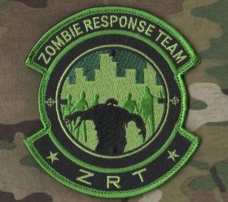 WORLD POLICE FUN FUNNY VELCRO PATCH COLLECTIONS ZRT ZOMBIE RESPONSE 