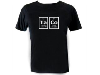 Taco   Periodic Table of elements Geek Stuff Customized cheap t shirt