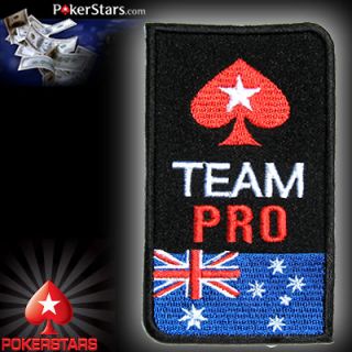 Australia PokerStars AU AUS TEAM PRO Full Tilt Poker Casino Jacket 