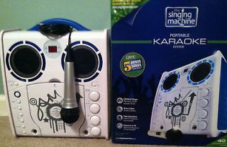 The Singing Machine/Portab​le KARAOKE System CD/CD+G Player