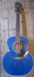 GUILD JF30   12 STRING IN SUPER RARE BLUE   WESTERLY MADE CUSTOM 
