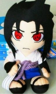 Naruto uchiha sasuke Syaringan with sword in hand plush toy 12