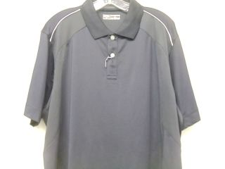 Callaway Golf Comfort Performance Dry Polo Shirt Black White Stripe 