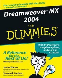   Dummies by Susannah Gardner and Janine Warner 2003, Paperback