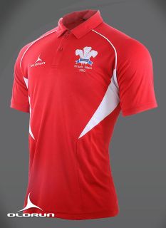 Wales Grand Slam 2012 Welsh Rugby Polo Shirt Asstd Sizes Y XXXL