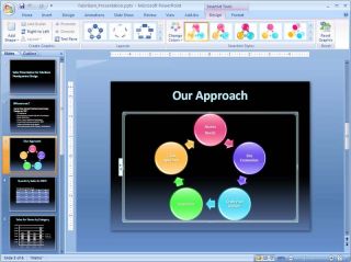 Create powerful diagrams using the new, rich formatting tools in 