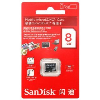 SanDisk 闪迪 手机存储卡microSDHC Class4 8GB TF卡 手机/通讯 