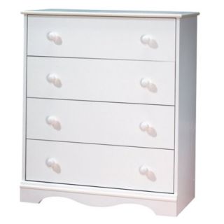 South Shore Heavenly 4 Drawer Chest   Pure White product details page