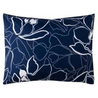 Room Essentials® Silhouette Floral Sham   Blue/White product details 