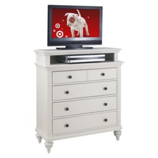 Bermuda TV Media Chest   Brushed White product details page