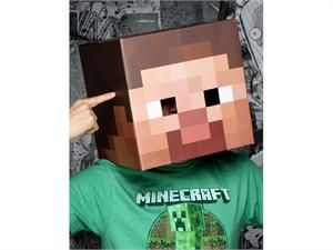    Minecraft 12 Steve Head Costume Mask