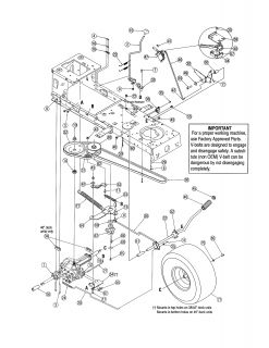 MTD Lawn tractor 42 deck Parts  Model 13A1762F729  PartsDirect 