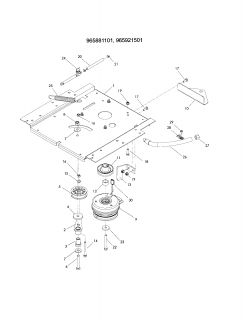 HUSQVARNA Tractor 42 deck Parts  Model RZ4620  PartsDirect