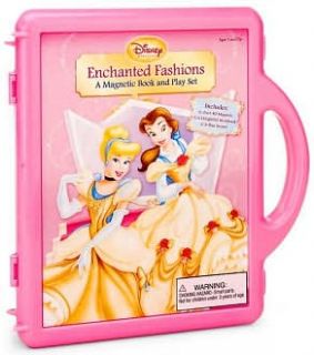 Disney Princess Enchanted Fashions A Magnetic Book and Playset by 