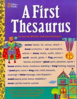   First Thesaurus by Harriet Wittels  Paperback 
