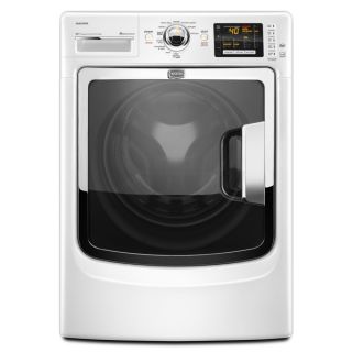 Shop Maytag Maxima 4.3 cu ft High Efficiency Front Load Washers (White 