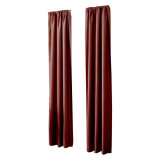 Shop allen + roth 95L Red Florence Window Panel at Lowes