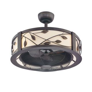 Shop allen + roth 23 in Eastview Aged Bronze Ceiling Fan with Light 