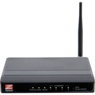 Zoom Telephonics Wireless N Router With Wireless Repeater / Ethernet 