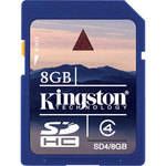 Kingston 8GB SDHC Memory Card Class 4 SD4/8GB 