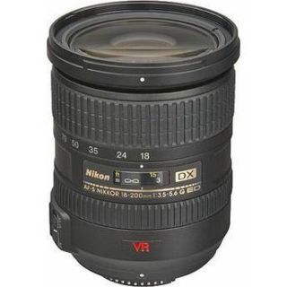 Nikon AF Zoom Nikkor 18 200mm f/3.5 5.6G ED IF AF S DX VR Lens